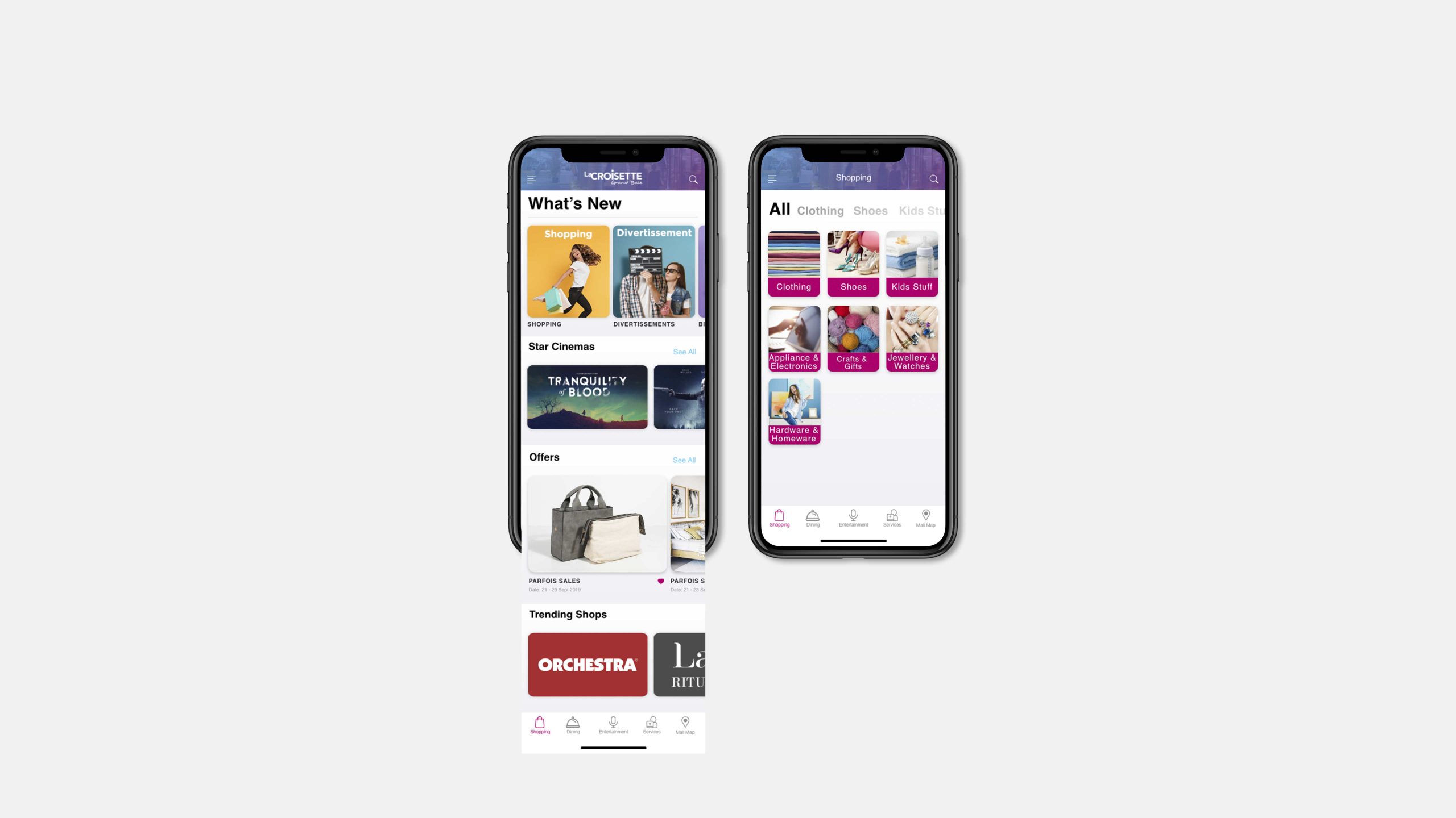 la Croisette Mall Mobile App